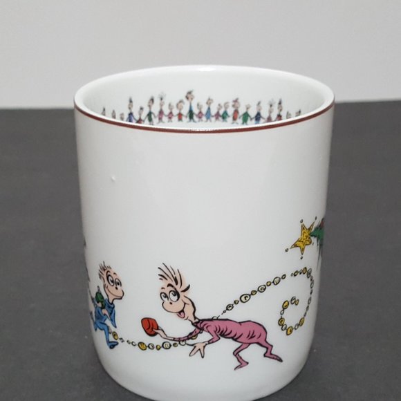 NEW Williams Sonoma Grinch Christmas Tree Mug 14 OZ Porcelain - Picture 4 of 8